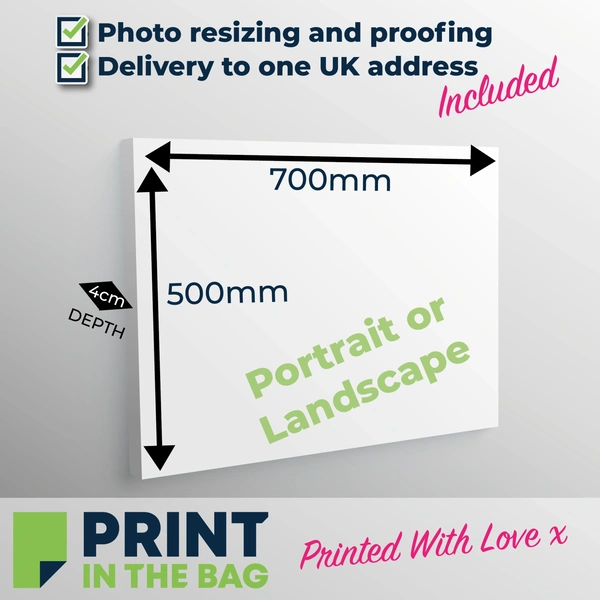 700x500 Canvas Print 4cm 01