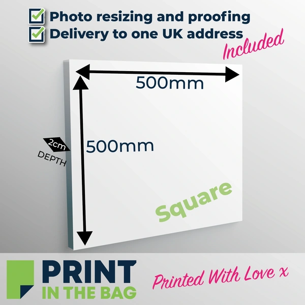 500x500 Canvas Print 2cm 01
